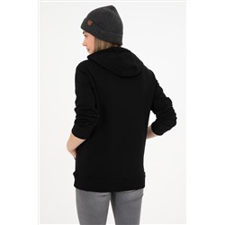 Erkek Siyah Basic Sweatshirt