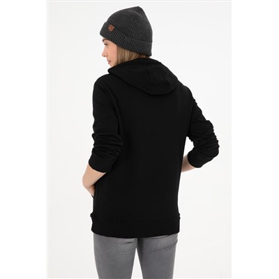 Erkek Siyah Basic Sweatshirt