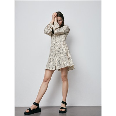 EcoVero™ Gemusterte Bluse