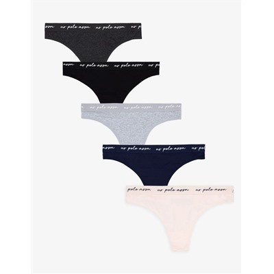 5PK THONGS