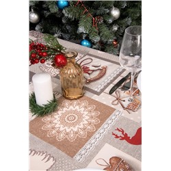 Скатерть из рогожки Happy Fox Home