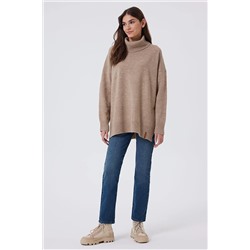 Lee Cooper Lonas Kadın Triko Kazak Bej 241 LCF 261002
