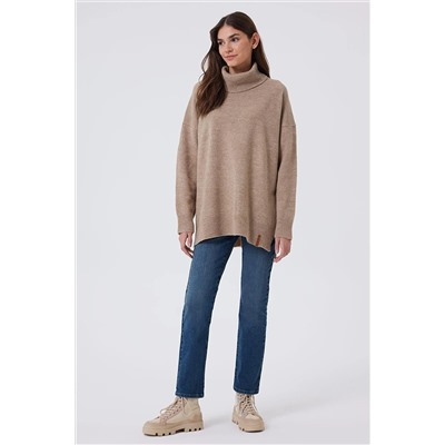 Lee Cooper Lonas Kadın Triko Kazak Bej 241 LCF 261002