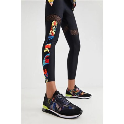 Sneaker retro runner print