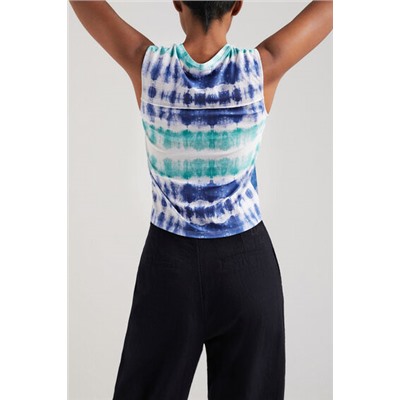 Camiseta arty canalé