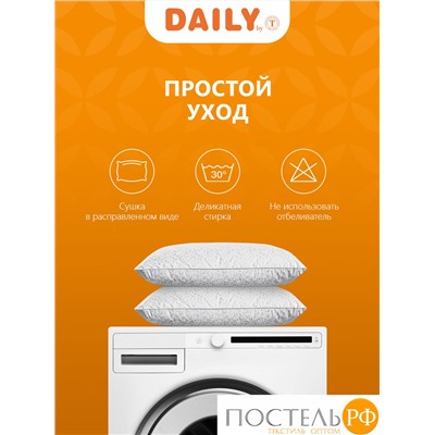 DAILY by T ПУХ-ПЕРО В ТИКЕ Подушка 50х70, 1пр. пух/перо.