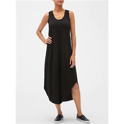 Scoopneck Tank Midi Dress