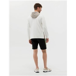 Siyah Slim Fit Örme Şort