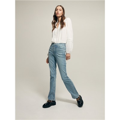 Jeans mit weitem Bein