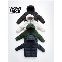 QUILTED JACKET WITH SLOGAN