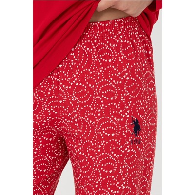 Kadın Kırmızı Pijama Takımı