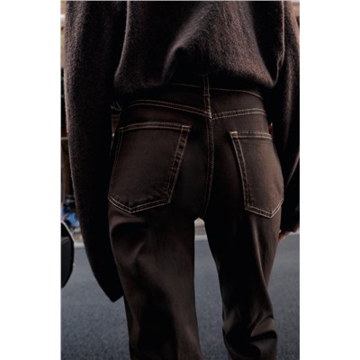 ZW COLLECTION BOOTCUT HIGH-WAIST CROPPED JEANS