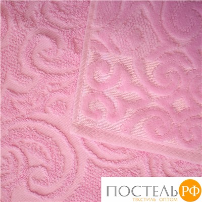 Велюровое полотенце 70х135 см Eleganta Aphrodite 500 г/м2, нежно-розовый