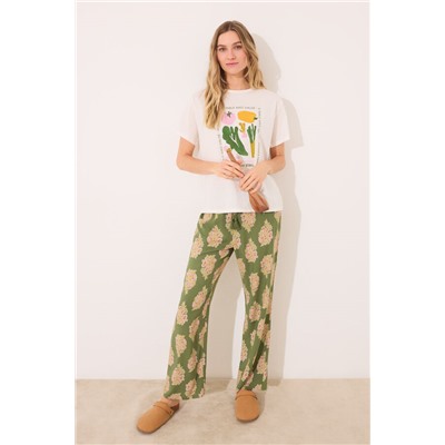 Camiseta manga corta 100% algodón "verduras"