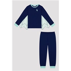 Penti Erkek Çocuk Dragon Wings Uzun Kollu Pijama Takımı PNRJYDP023SK-PR19