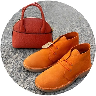 AB.Z. SAFARY mandarina+Ab.Zapatos PELLE Peque (550) АКЦИЯ