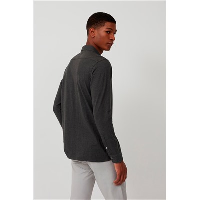 Camisa Gris oscuro jaspeado