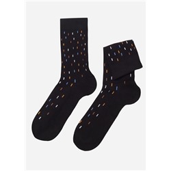 Kurze Herren-Baumwollsocken mit Muster