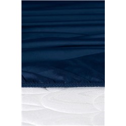 Ciel King Size Plus Lastikli Saten Çarşaf - Lacivert