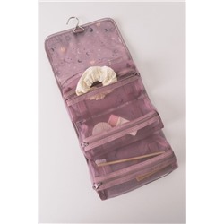 Neceser mediano percha satinado rosa
