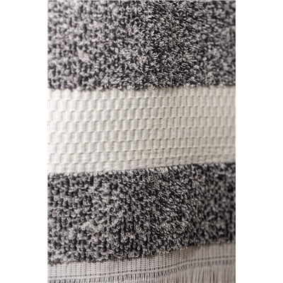 Brest %100 Pamuk İpliği Boyalı Yüz Havlusu - Antrasit - 50x85 cm - Natural Koleksiyon