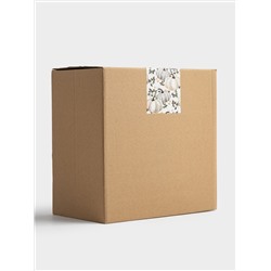 Емкость для хранения, 18х16 см, 1,3 л, керамика, белая, в крапинку, Тыква, Light pumpkin