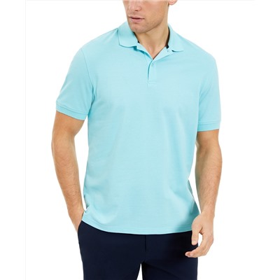 Club Room Men's Classic Fit Performance Pique Polo, Created for Macy's