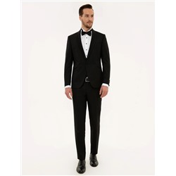Siyah Ex.Slim Fit Smokin Damatlık