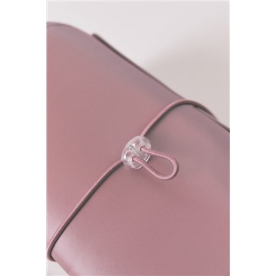Neceser mediano percha satinado rosa