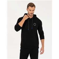 Siyah Regular Fit Sweatshirt
