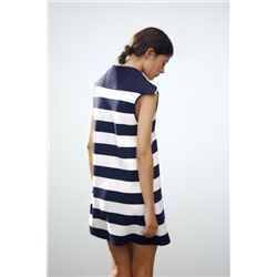 SHORT KNIT STRIPED DRESS