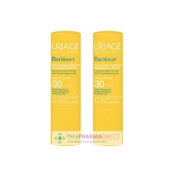 Uriage Bariésun Stick Lèvres Hydratant SPF30 2x4gLot  × 2