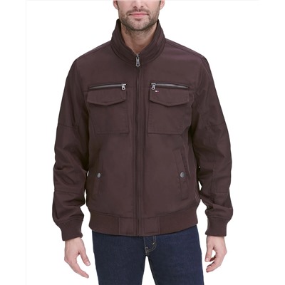 Tommy Hilfiger Men's Four-Pocket Filled Performance Bomber Jacket