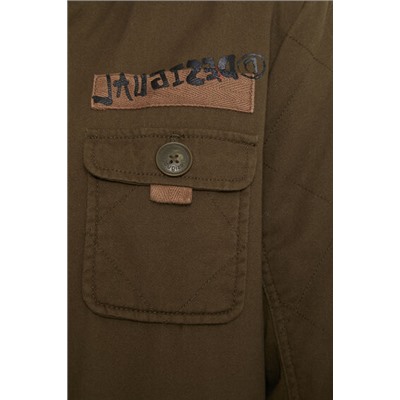 Parka militar cuello pelo