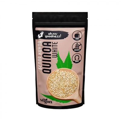 OH MY GOODNESS! White quinoa Киноа белая дой-пак 500г