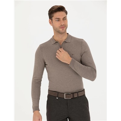 Vizon Melanj Slim Fit Basic Kazak
