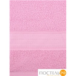 529698/10-4 Комплект из 3 махровых полотенец с бордюром 40*70, цвет розовый, 420гр/м2
