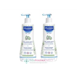 Mustela Peau Normale Gel Lavant Doux 2x500mlLot  × 2