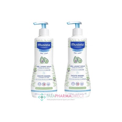 Mustela Peau Normale Gel Lavant Doux 2x500mlLot  × 2