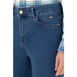 Kadın Mavi Jean Pantolon
