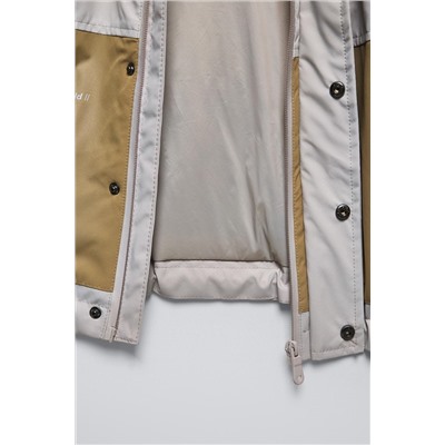COLOUR BLOCK WATER-REPELLENT RAINCOAT