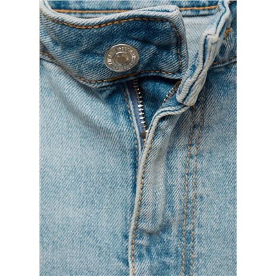 Jeans culotte tiro medio