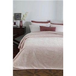 English Home Shabby Rose Emboss Çift Kişilik Battaniye 200x220 Cm Pudra 10029859