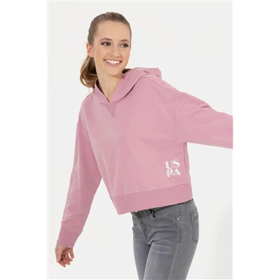 Kadın Manolya Kapüşonlu Sweatshirt