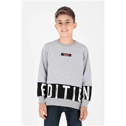 AHENGİM Kids Ak15121 Erkek Edition Baskılı Sweat 1-2-10001001