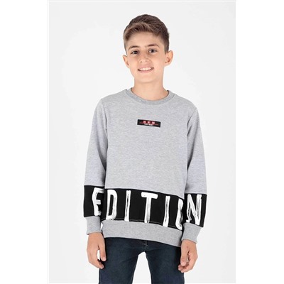 AHENGİM Kids Ak15121 Erkek Edition Baskılı Sweat 1-2-10001001