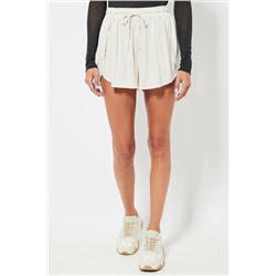 Short cintura alta - Blanco