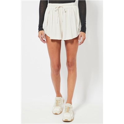 Short cintura alta - Blanco