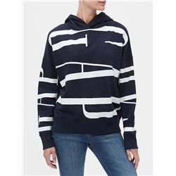 Gap Logo Print Pullover Hoodie