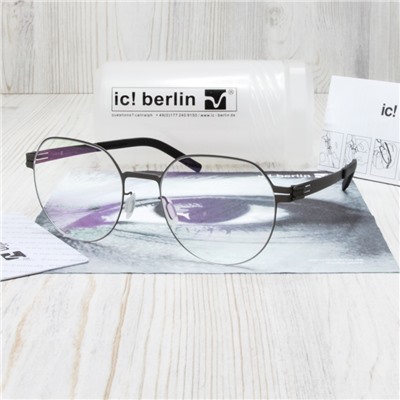 IB00038 - Оправа ic!Berlin M714 gun metal + футляр
